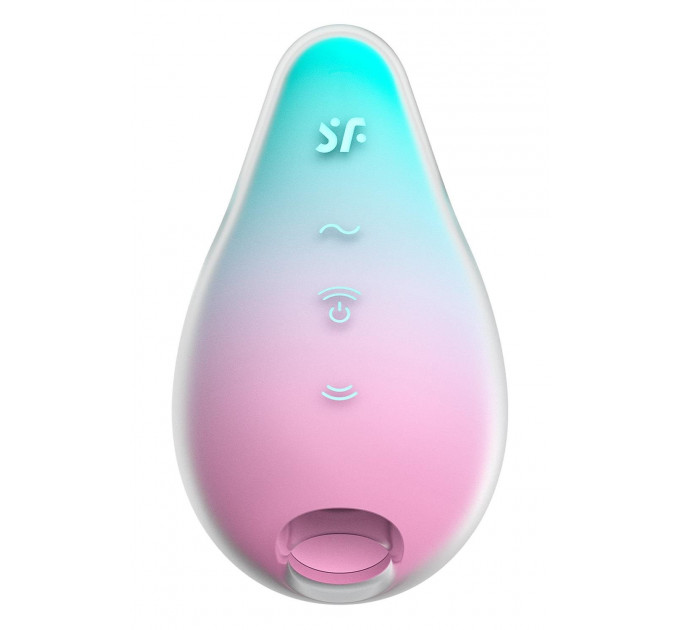 Вакуумний стимулятор із вібрацією Satisfyer Mermaid Vibes, м'ятно-рожевий