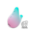 Вакуумний стимулятор із вібрацією Satisfyer Mermaid Vibes, м'ятно-рожевий