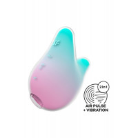 Вакуумный стимулятор с вибрацией Satisfyer Mermaid Vibes, мятно-розовый