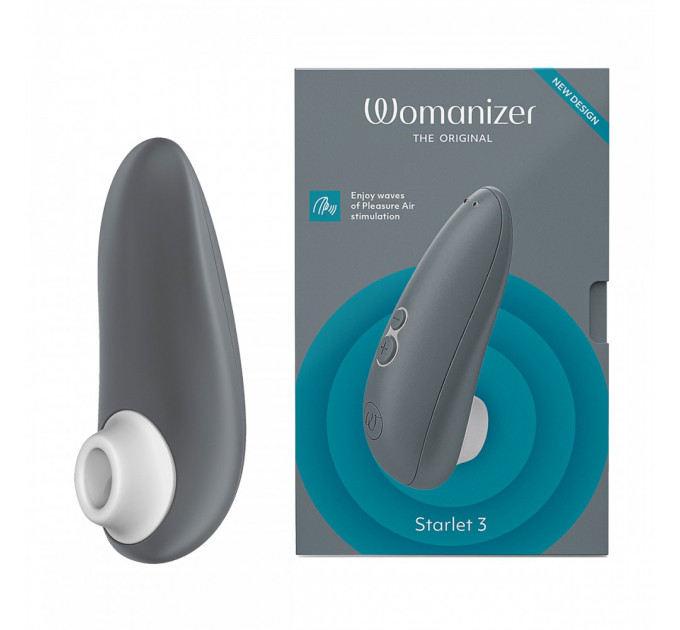 Вакуумный клиторальный стимулятор Womanizer Starlet 3 Gray