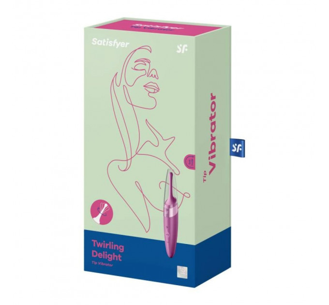 Вибратор для целенаправленной стимуляции клитора Satisfyer Twirling Delight, розовый
