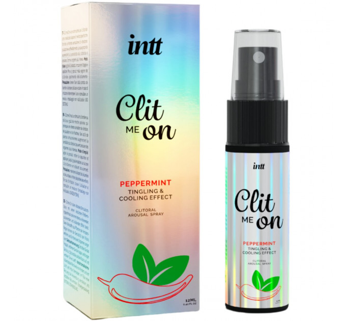 Возбуждающий гель INTT Clitoris Stimulator Spray Clit Me On Peppermint
