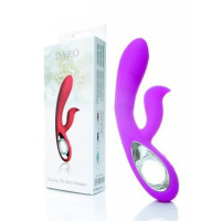 Вибратор-кролик Daro 12 функций, USB Фиолетовый