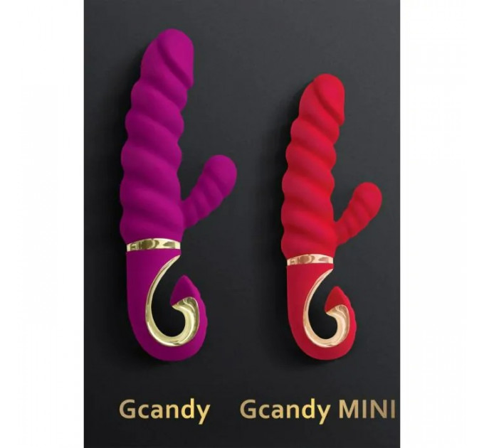 Вибратор кролик рельефный Gcandy MINI - Коралловый