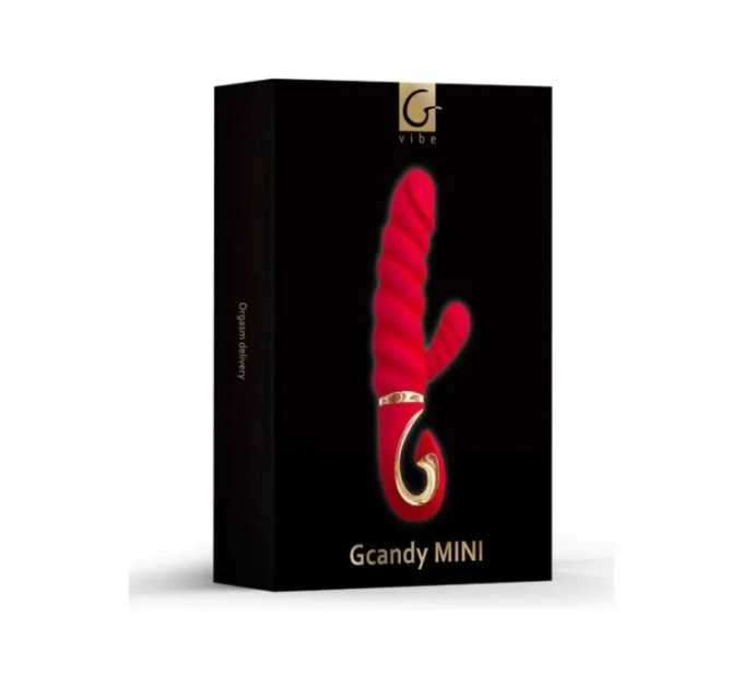 Вибратор кролик рельефный Gcandy MINI - Коралловый