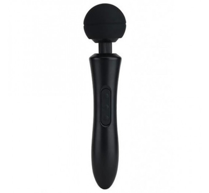Вибратор-Микрофон с пульсацией черный Massager Ultra Powerful -Big USB