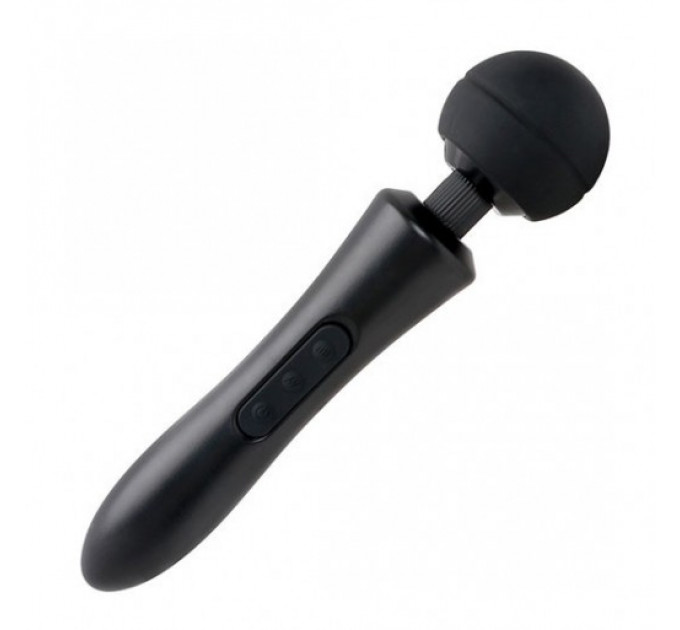 Вибратор-Микрофон с пульсацией черный Massager Ultra Powerful -Big USB