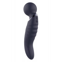 Вибратор микрофон изогнутый двойной стимуляции Dream Toys Glam Dual Wand Vibe, фиолетовый Вибратор микрофон изогнутый двойной стимуляции Dream Toys Glam Dual Wand Vibe, фиолетовый