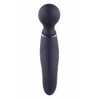 Вібратор мікрофон вигнутий подвійний стимуляції Dream Toys Glam Dual Wand Vibe, фіолетовий