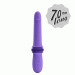 Вибратор с фрикциями Pretty Love Pazuzu Thrusting, фиолетовый, 29.2 х 3.2 см