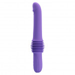 Вибратор с фрикциями Pretty Love Pazuzu Thrusting, фиолетовый, 29.2 х 3.2 см