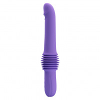 Вибратор с фрикциями Pretty Love Pazuzu Thrusting, фиолетовый, 29.2 х 3.2 см