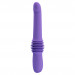 Вибратор с фрикциями Pretty Love Pazuzu Thrusting, фиолетовый, 29.2 х 3.2 см