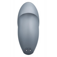 Вібратор для клітора Satisfyer Tap & Climax 1 з вібрацією та постукуванням, сірий