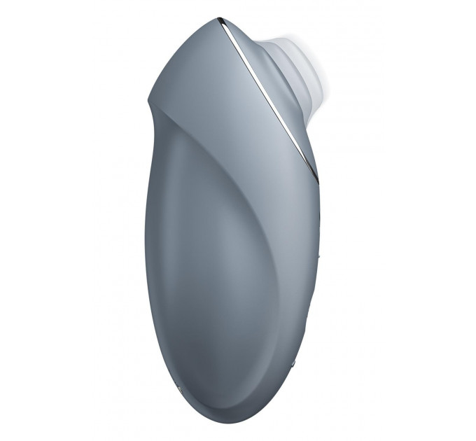 Вібратор для клітора Satisfyer Tap & Climax 1 з вібрацією та постукуванням, сірий