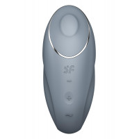 Вібратор для клітора Satisfyer Tap & Climax 1 з вібрацією та постукуванням, сірий