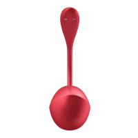 Вібратор в трусики Satisfyer Shiny Petal з додатком та пультом, червоний