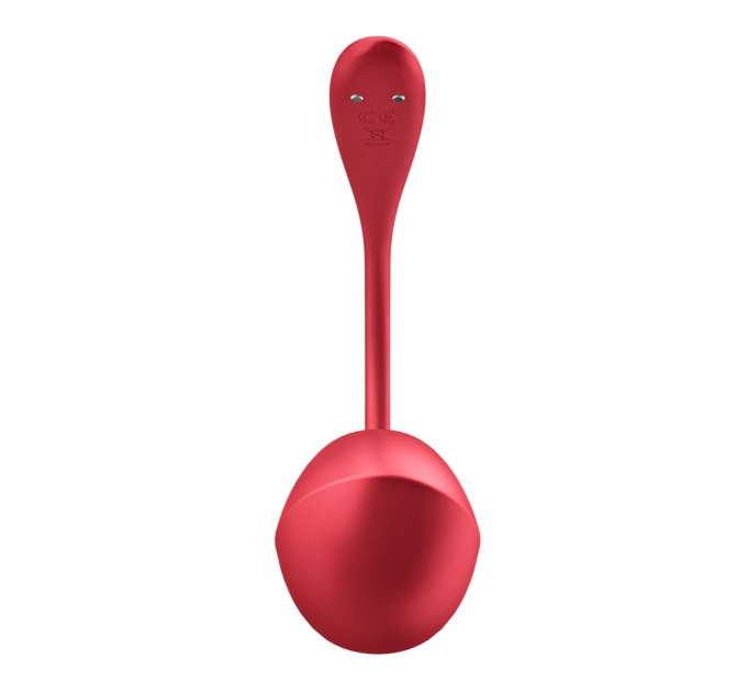 Вібратор в трусики Satisfyer Shiny Petal з додатком та пультом, червоний