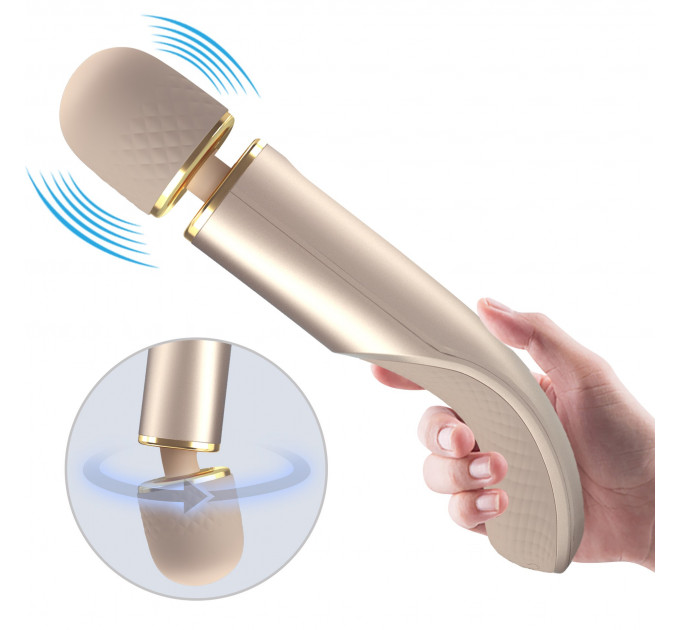 Вибромассажер микрофон PRETTY LOVE Interesting Massager Gold, 29 х 5.8 см