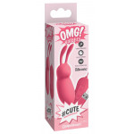 Вибропуля в виде зайчика OMG! Bullets #Cute, розовая