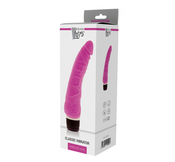 Вибромассажер многоскоростной Dream toys Purrfect Classic, розовый