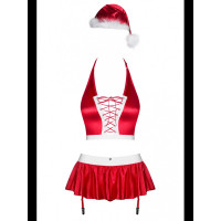 Костюм Місіс Клаус Obsessive Ms Claus Red / White S\M