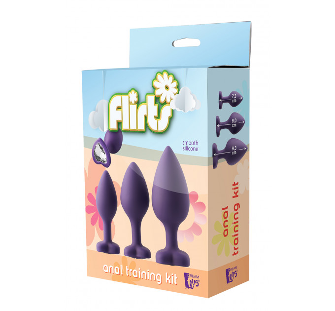 Набір анальних пробок Dream Toys FLIRTS PURPLE