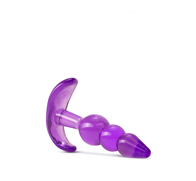 Анальный плаг B YOURS TRIPLE BEAD ANAL PLUG PURPLE