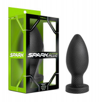 Анальная пробка силикон BLUSH SPARK SILICONE PLUG SMALL CARBON FIBER