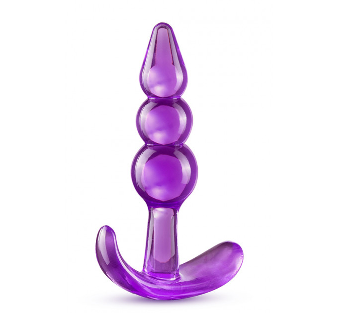 Анальный плаг B YOURS TRIPLE BEAD ANAL PLUG PURPLE