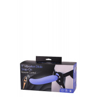 Страпон женский с пультом управления Seven Creations DILDO STRAP-ON PURPLE