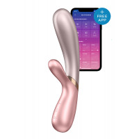 Подвійний смарт вібратор з функцією нагріву Satisfyer Hot Lover рожевий
