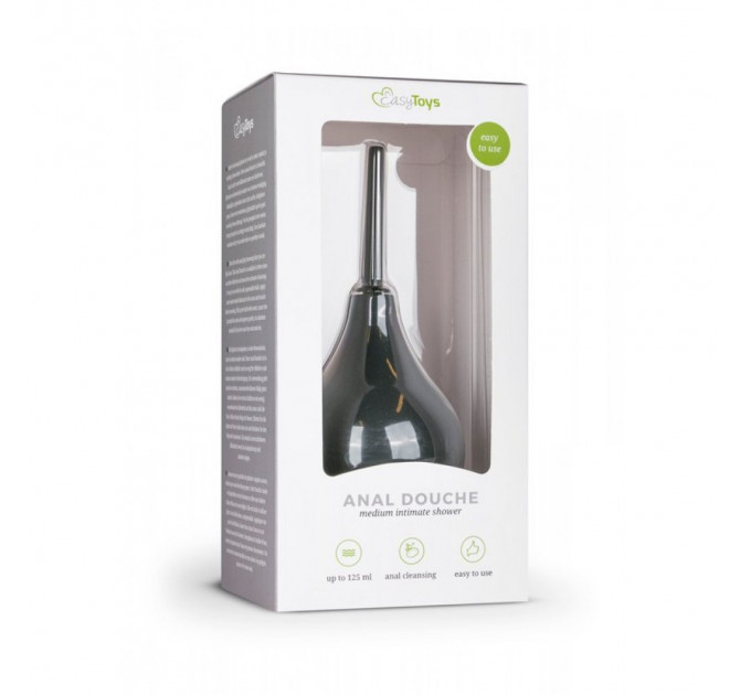 Анальный душ Easytoys Black Anal Douche medium