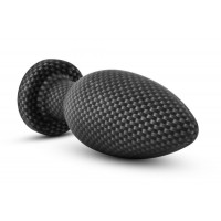 Анальна пробка силікон BLUSH SPARK SILICONE PLUG SMALL CARBON FIBER