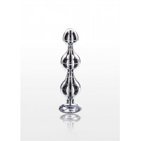 Анальна ялинка металева із кристалом Toy Joy Anal Play Diamond Star Beads, Medium