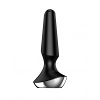 Анальна пробка з функцією керування зі смартфона Satisfyer Plug-Ilicious, чорний