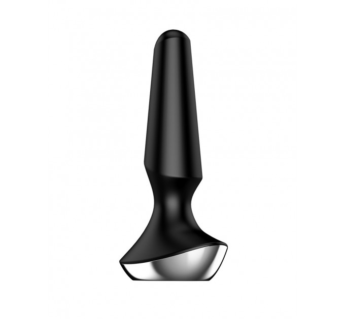 Анальная пробка с функцией управления с смартфона Satisfyer Plug-Ilicious, черный