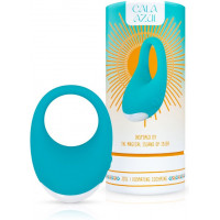 Эрекционное виброкольцо Cala Azul голубое