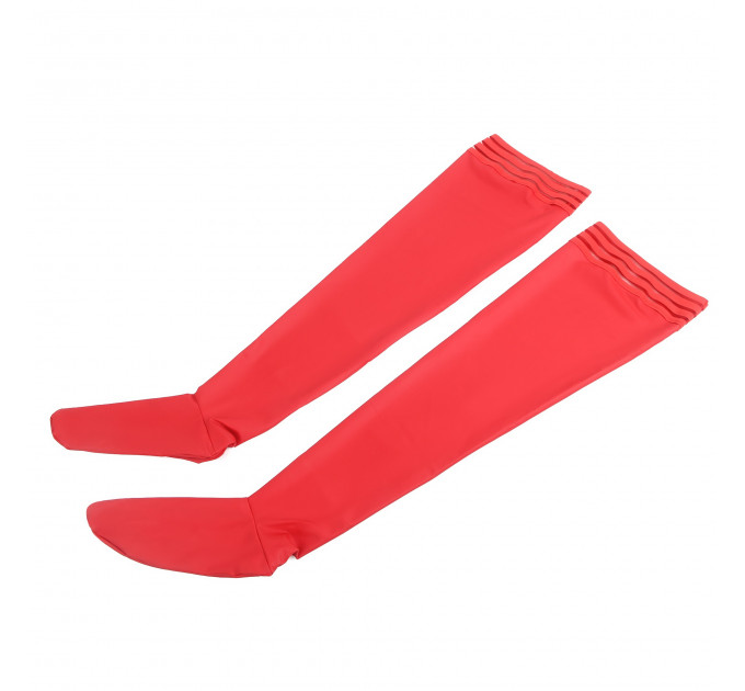 Панчохи еластичні Star Night з імітацією шкіри, червоні, XS-M