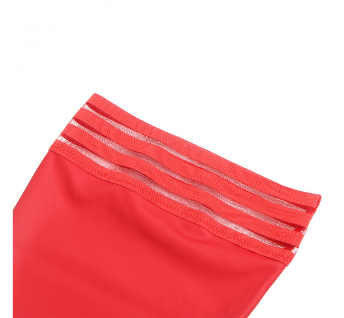 Панчохи еластичні Star Night з імітацією шкіри, червоні, XS-M