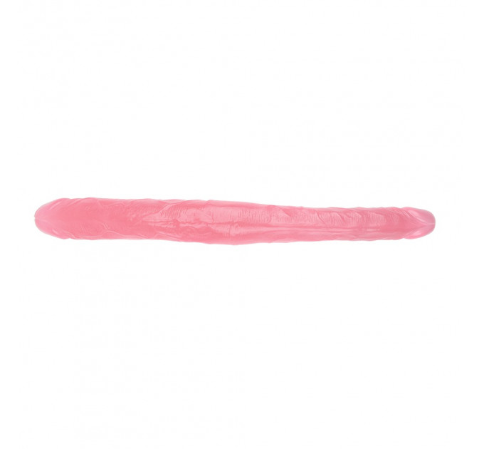 Фаллоимитатор двойной Chisa Hi-Rubber 45 см, розовый