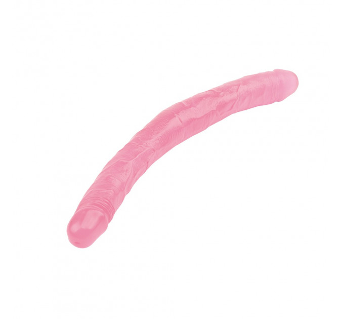 Фаллоимитатор двойной Chisa Hi-Rubber 45 см, розовый