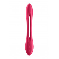 Гнущийся универсальный вибратор (эрекционное кольцо) Satisfyer Elastic Joy красный