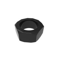 Кольцо эрекционное Chisa GK Power Nust Bolts Cock Ring в виде болта, черное