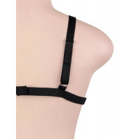 Мереживний комплект, ліф та трусики Star Night, чорний, 3XL-4XL