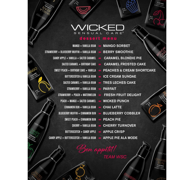Лубрикант WICKED зі смаком освіжаючого кавуна 60 ML
