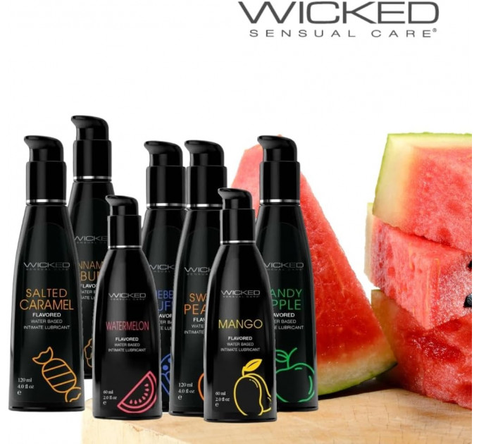 Лубрикант WICKED зі смаком освіжаючого кавуна 60 ML