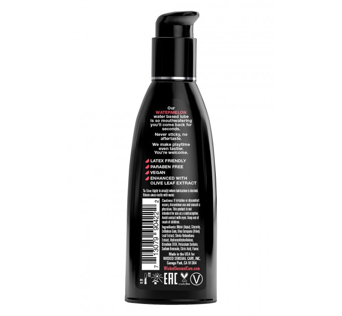 Лубрикант WICKED зі смаком освіжаючого кавуна 60 ML