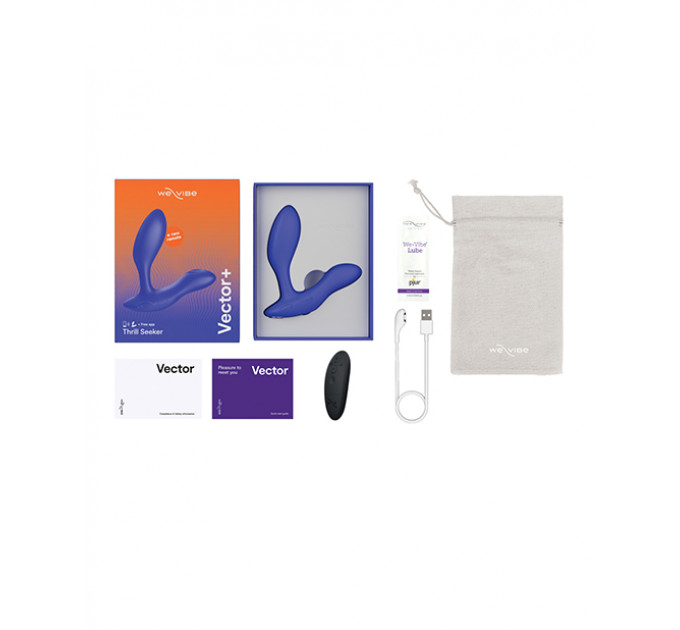 Массажер простаты WE-VIBE Royal Blue+ с пультом управления