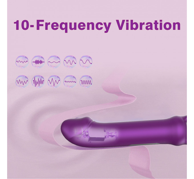 Мини-вибратор Every Night Toys Grace фиолетовый, 10 режимов вибрации